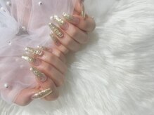 ソラネイル(Sora Nail)/シンプル/グラデ＋パーツ