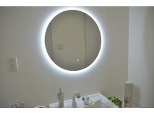 ひとりdeあいさろんの雰囲気（清潔感のあるパウダースペース☆）