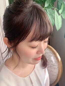 アンの家/ブラウンで透け感★