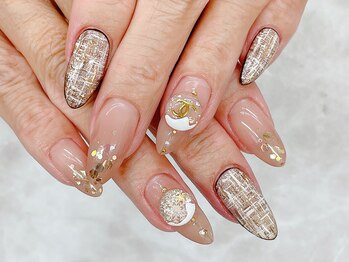 ネイルサロン シェル(Nail Salon SHELL)/大人ツイードネイル♪
