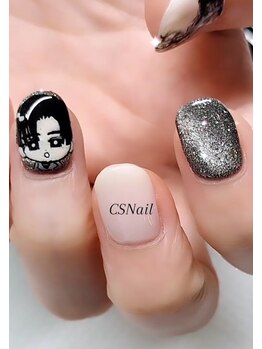 シーエスネイル 元住吉店(CS NAIL)/推しネイル♪目黒蓮様♪