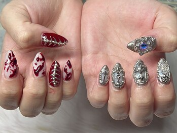 新宿3dネイル ハロウィンネイル