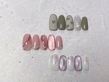 ネイルアンドアイラッシュサロン レア 錦糸町店(Lea)/定額アートコース ¥7800