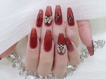 エガオネイルサロン 池袋店(EGAO NAIL SALON)/チップ長さだしワンカラー