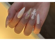 ネイルアンドアイラッシュスタジオ シュシュ(chouchou)/クロスモチーフお好きなカラーで