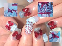 =LOVE衣装ネイル