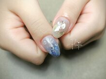 フローフェン(Floofen)/梅雨ネイル