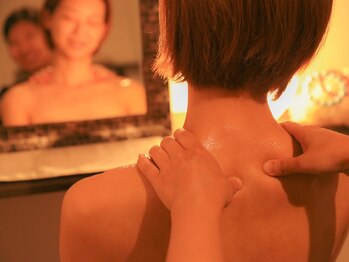 ラリマーブルー(Larimar blue)/肩甲骨ドレナージュ☆