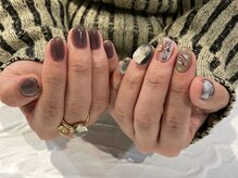 ファンクションネイルズ 表参道 原宿(FUNCTION NAILS)/ちぐはぐ/天然石/マグネット