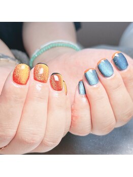 アシメマグネットネイル