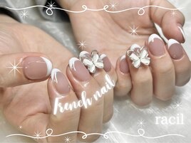 白フレンチ　¥7500