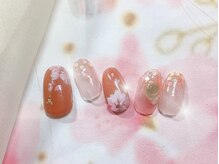 ハッピービューティー(Happy Beauty)/春ネイル　桜ネイル