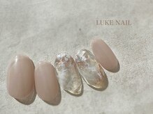 ルークネイル(LUKE NAIL)/クリアニュアンスベージュ　春