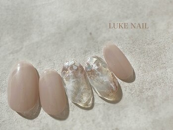 ルークネイル(LUKE NAIL)/クリアニュアンスベージュ　春
