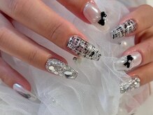 のらねこ/うるかわ　ツイードネイル