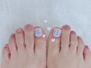 ステラルー/フットネイル/ピンク