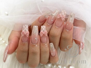 チャロム(Charom)/チェックネイル