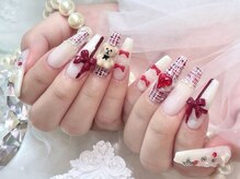 プティネイル 池袋(Puty Nail)/ツイードくまさんネイル