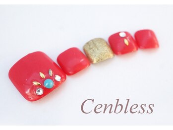 ビューティスタジオ センブレス(Cenbless)/夏の鉄板！赤珊瑚フットネイル