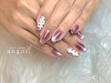 アンガット(angot.)/マグネットレオパードネイル