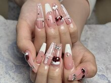 モアネイル 新宿/ワンホンネイル/持ち込み/新宿