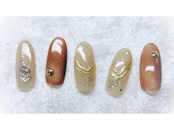 はあとねいる 青山店の写真/【青山店オリジナルデザインハンド¥4400/フット¥4400】リピーター30日以内オフ無料!約1時間のスピード施術