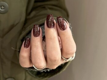 ディプティモイラネイル(dipty MOILA Nail)/ボルドーネイル