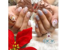 ネイルサロン 阡夜一夜/痛ネイル クリスマスネイル