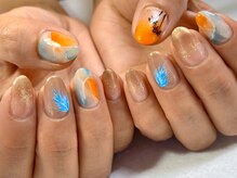 サロンドフォーエイチ(salon de 4H)/ハワイアンリーフネイル★