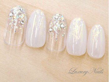 ラグジュアリーネイルズ アカバネ(Luxury Nails Akabane)/うるうる*キラキラオーロラNail