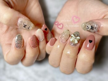 トータルビューティーローズ(Rose)/ガーリーくまネイル