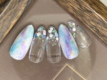 アゲート(Agate)/梅雨ネイル