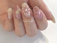 フェリーチェ 中目黒店(felice)/大人可愛いネイル/フラワー/夏