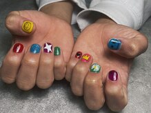 オムネイル 渋谷(HOMME NAIL)/持ち込みデザイン ¥9.000