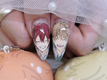 ネイル アリーズ セカンド(nail Allies 2nd)/痛ネイル 手書き
