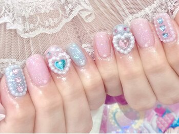 ファラウェイネイル(Faraway nail)の写真/【10人中9人以上がリピート利用◎】芸大卒ネイリスト在籍のゆめかわサロン★推し活やイベント前にも◎