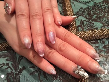 マグネットグラデ×りぼんパーツ