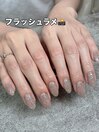 フラッシュラメ入りワンカラー
