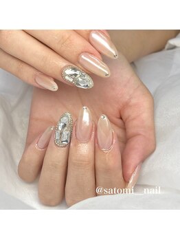 エムネイル ブランチ(Mネイル branch)/satomi担当:ミラーネイル
