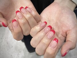 フレンチネイル　パラジェル