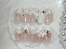 エンジェルガーデン 青山店(Angelgarden)/ホワイト/ブライダルネイル