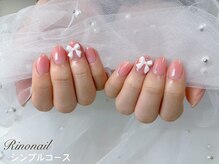 リノ ネイル(Rino nail)/チークリボン　80109