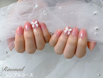 リノ ネイル(Rino nail)/チークリボン 80109