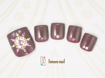 リモアネイル(limore nail)/【フット】ビジュー☆