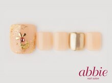 ネイルサロン アビー グランデュオ蒲田店(abbie)/ゴールド・ルナフット　￥10582