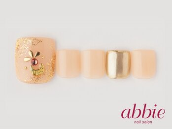 ネイルサロン アビー グランデュオ蒲田店(abbie)/ゴールド・ルナフット ¥10582