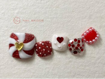 ネイルメゾン 梅田(NAIL MAISON)/韓国ラブリーホログラムハート