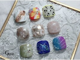 フット親指アート