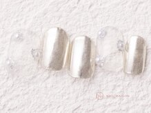 ネイルメゾン 新宿店(NAIL MAISON)/パールクリアミラー韓国¥4550