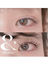 クラルテ アイラッシュ(Clarte Eyelash)/&Healthy×フラット140本